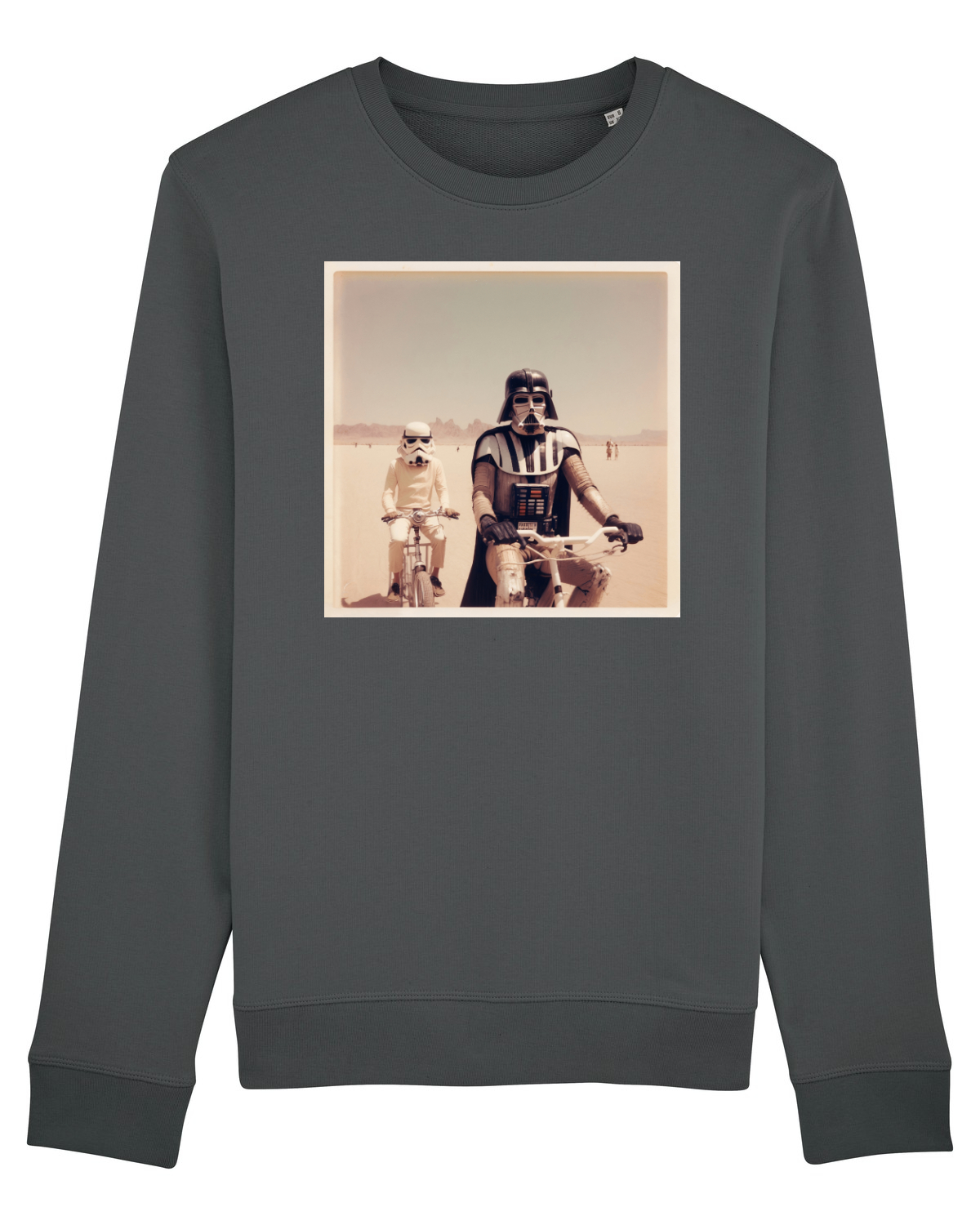 Bluză mânecă lungă Unisex Rise Anthracite