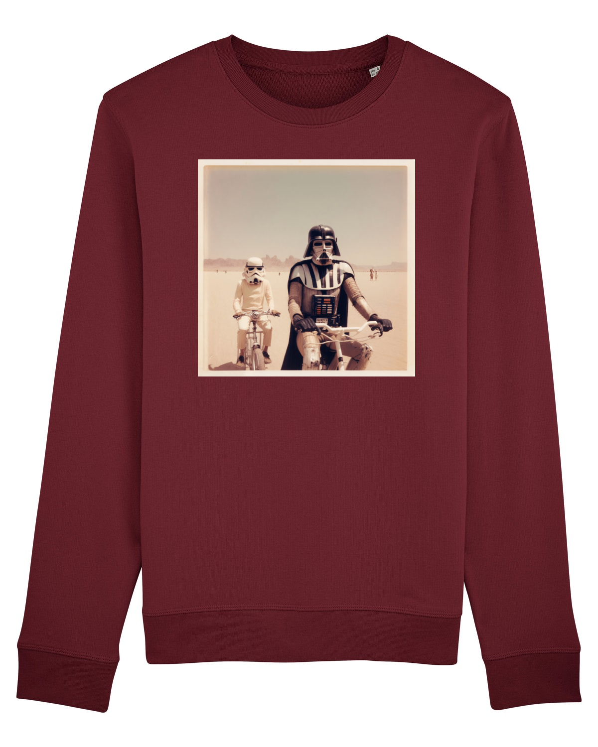 Bluză mânecă lungă Unisex Rise Burgundy