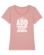 Adventure Tricou mânecă scurtă guler larg fitted Damă Expresser