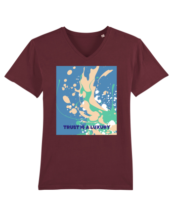 trust is a luxury2 Burgundy