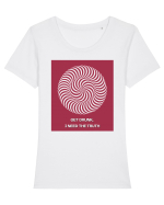 get drunk, i need the truth2 Tricou mânecă scurtă guler larg fitted Damă Expresser