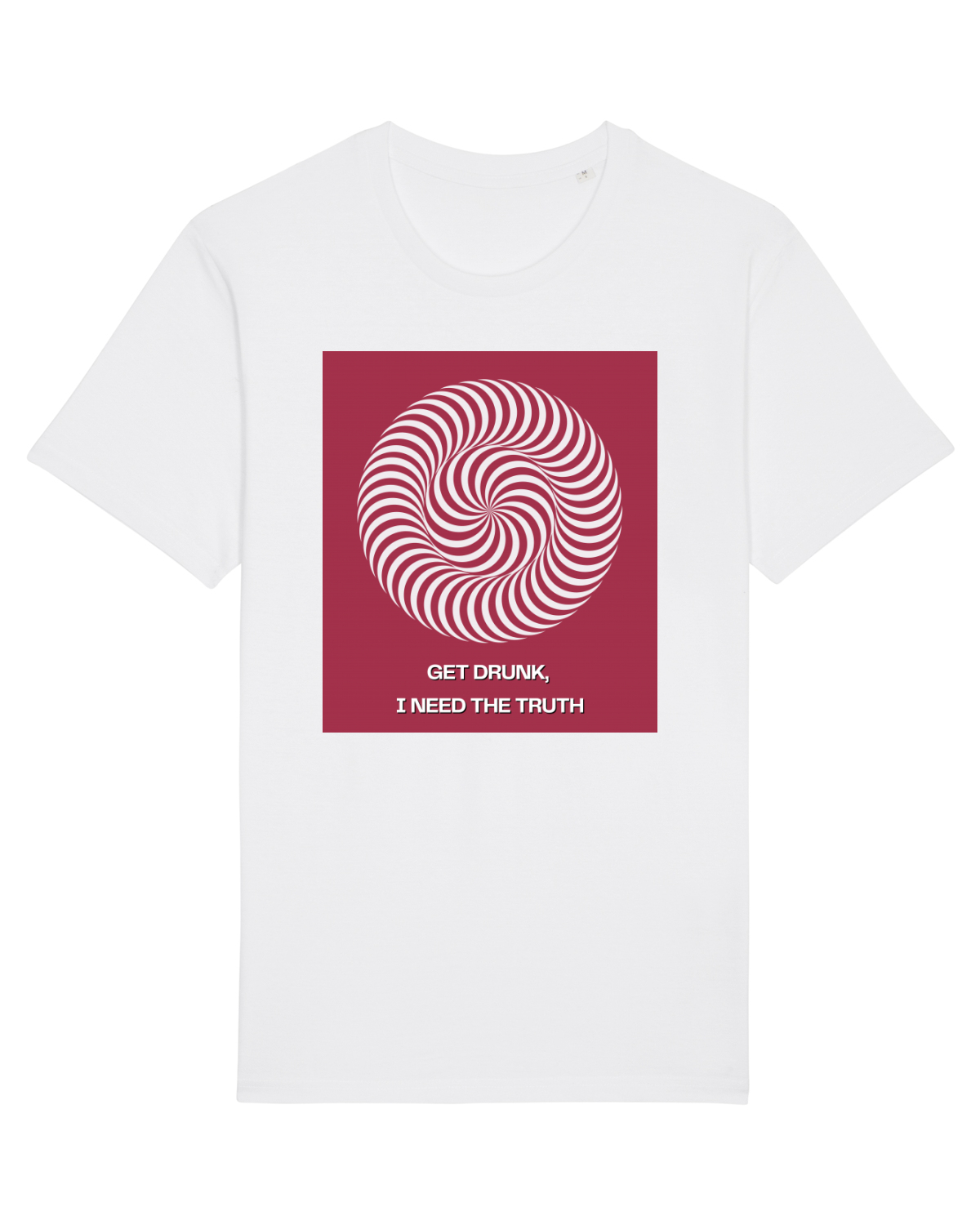 Tricou mânecă scurtă Unisex Rocker White