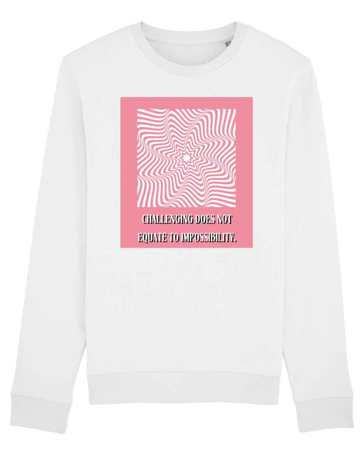 Bluză mânecă lungă Unisex Rise White