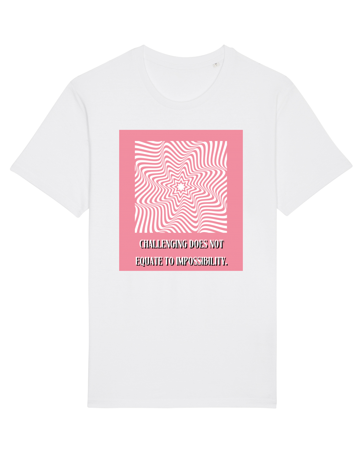 Tricou mânecă scurtă Unisex Rocker White