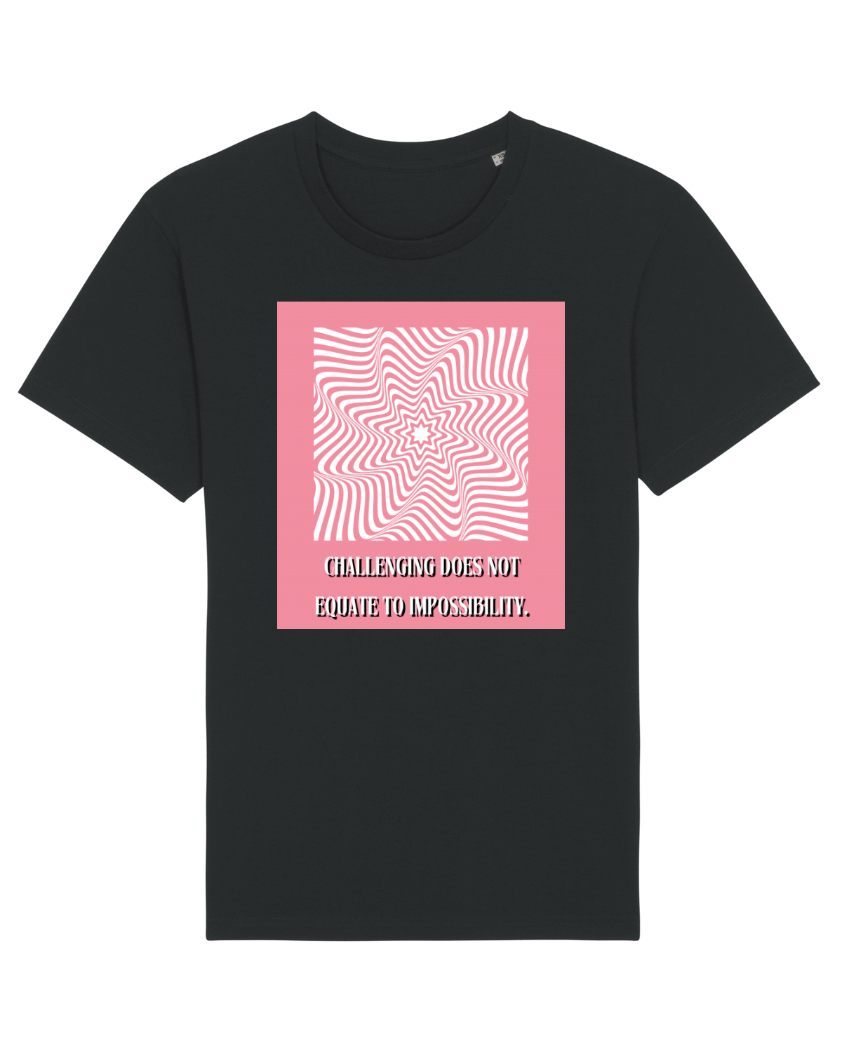 Tricou mânecă scurtă Unisex Rocker Black