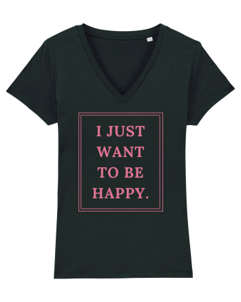 i just want to be happy4 Black
