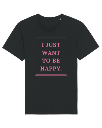 i just want to be happy4 Black