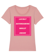 lucicly daydreaming whilst awake3 Tricou mânecă scurtă guler larg fitted Damă Expresser