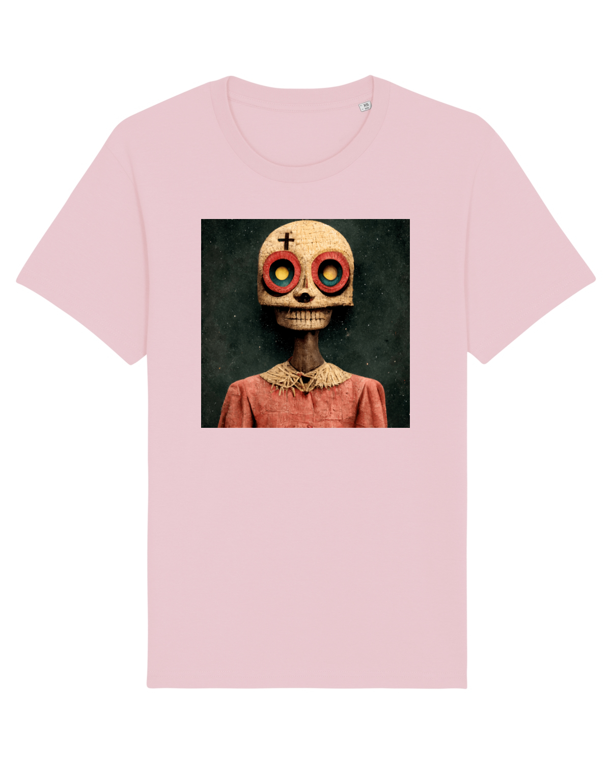 Tricou mânecă scurtă Unisex Rocker Cotton Pink
