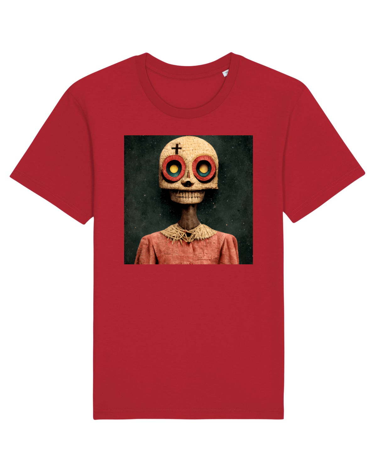 Tricou mânecă scurtă Unisex Rocker Red