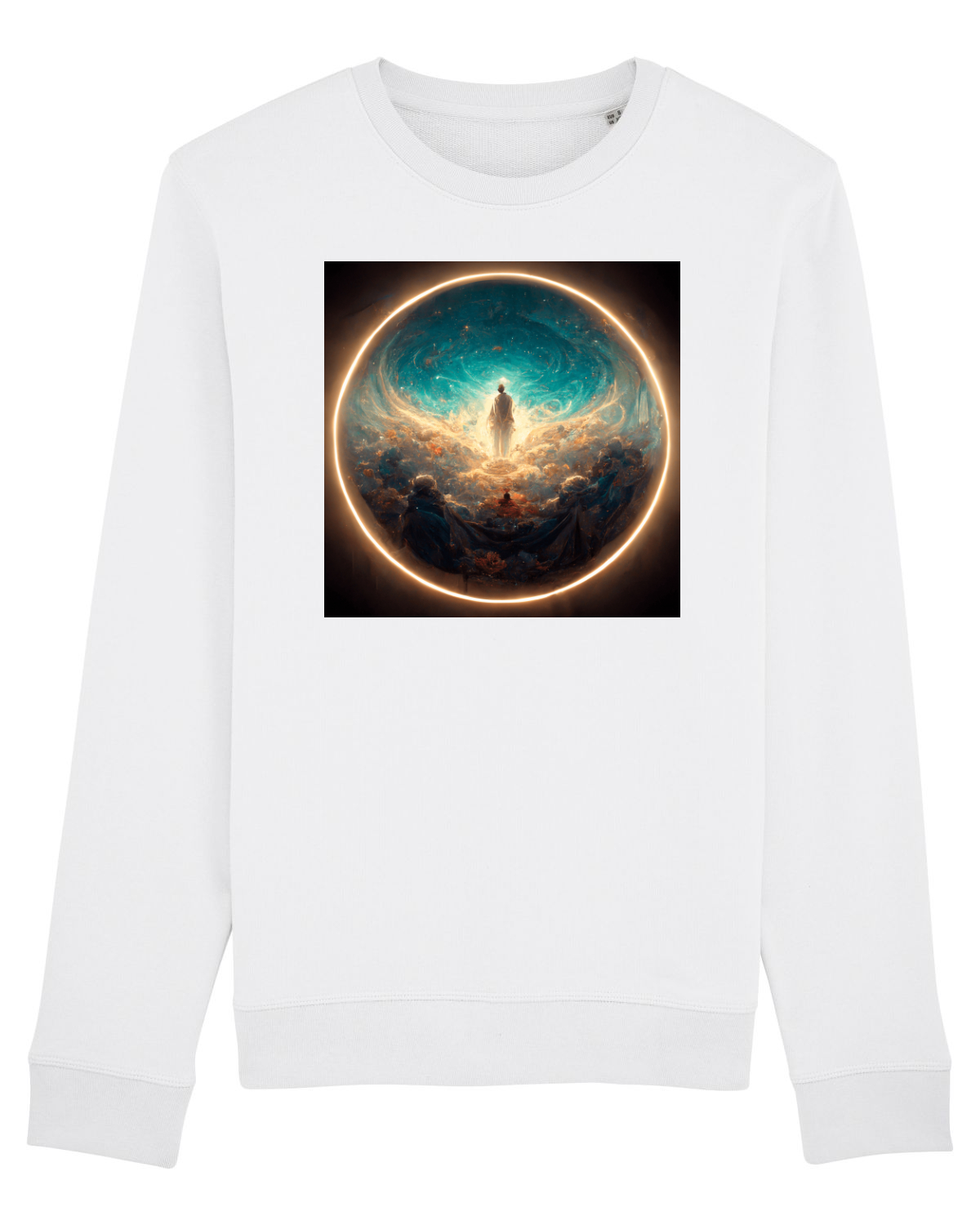 Bluză mânecă lungă Unisex Rise White