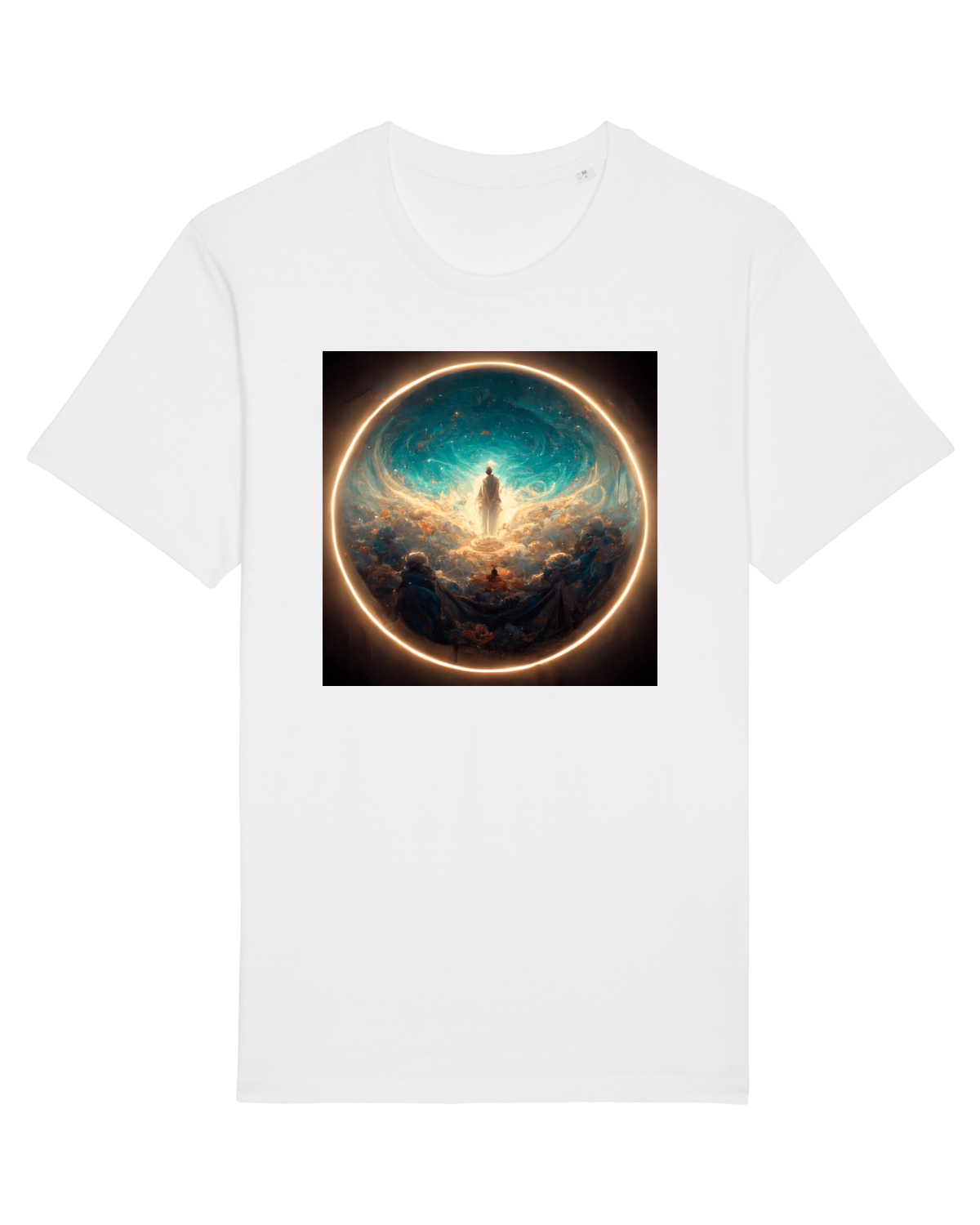 Tricou mânecă scurtă Unisex Rocker White