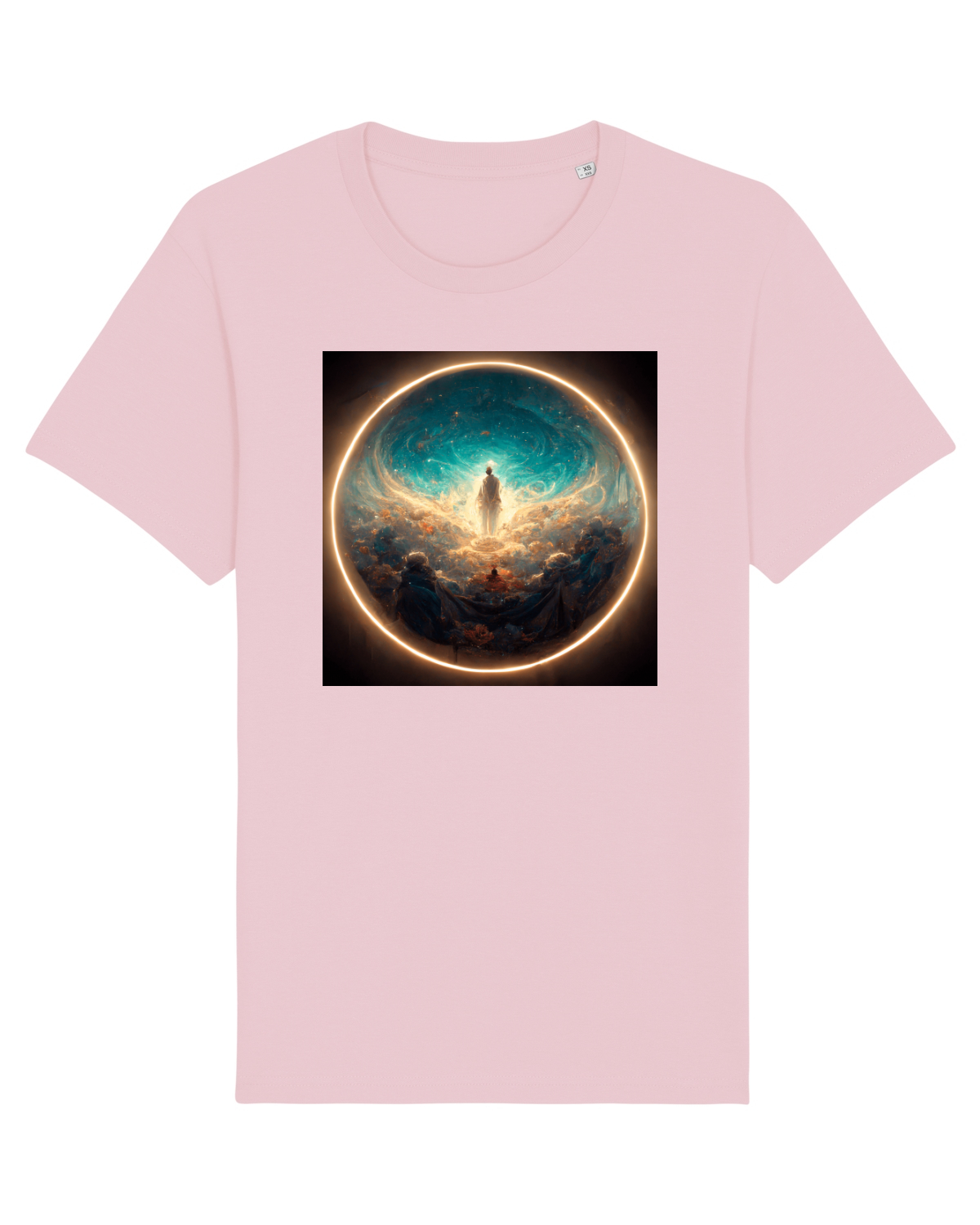 Tricou mânecă scurtă Unisex Rocker Cotton Pink