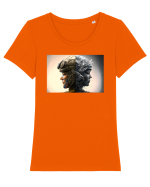 WAR transition Tricou mânecă scurtă guler larg fitted Damă Expresser