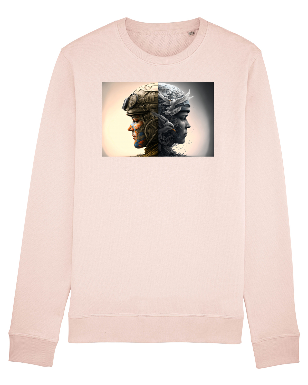 Bluză mânecă lungă Unisex Rise Candy Pink