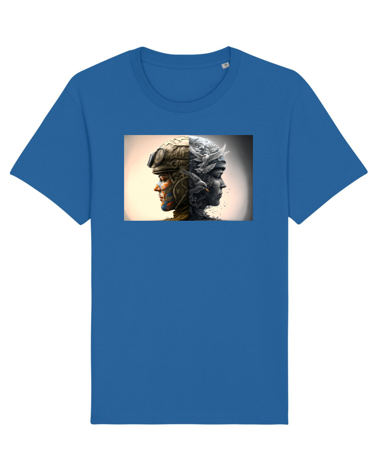 Tricou mânecă scurtă Unisex Rocker Royal Blue