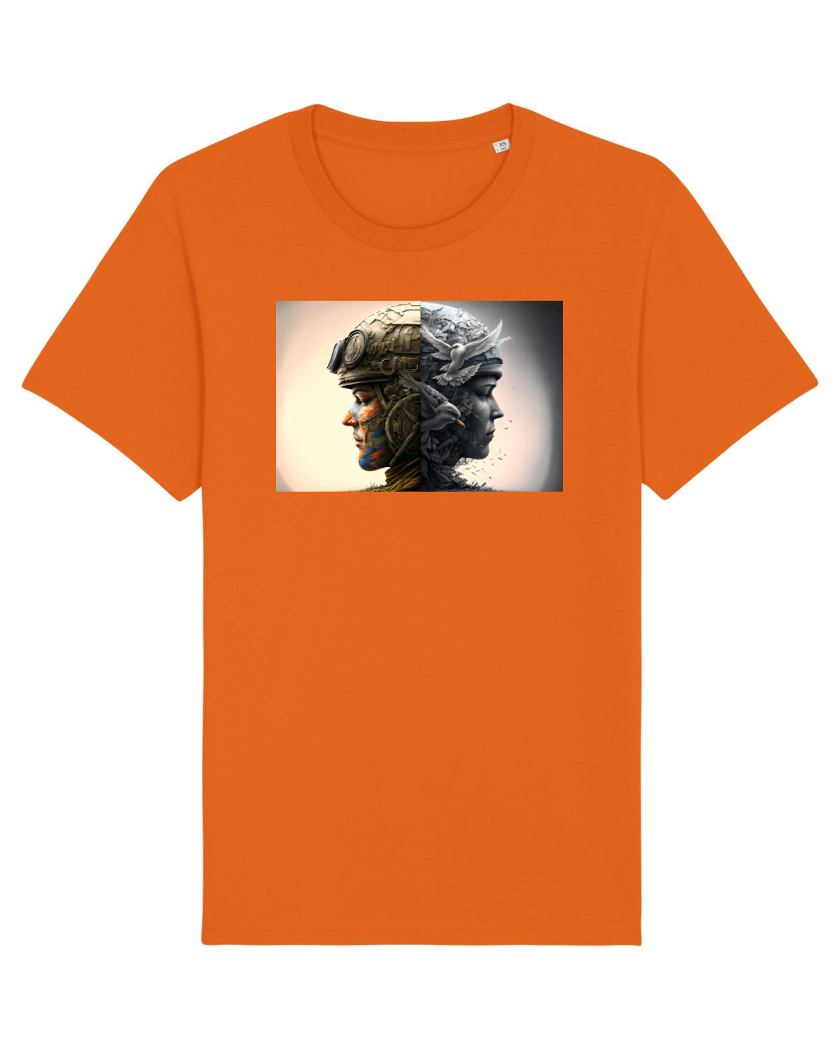 Tricou mânecă scurtă Unisex Rocker Bright Orange