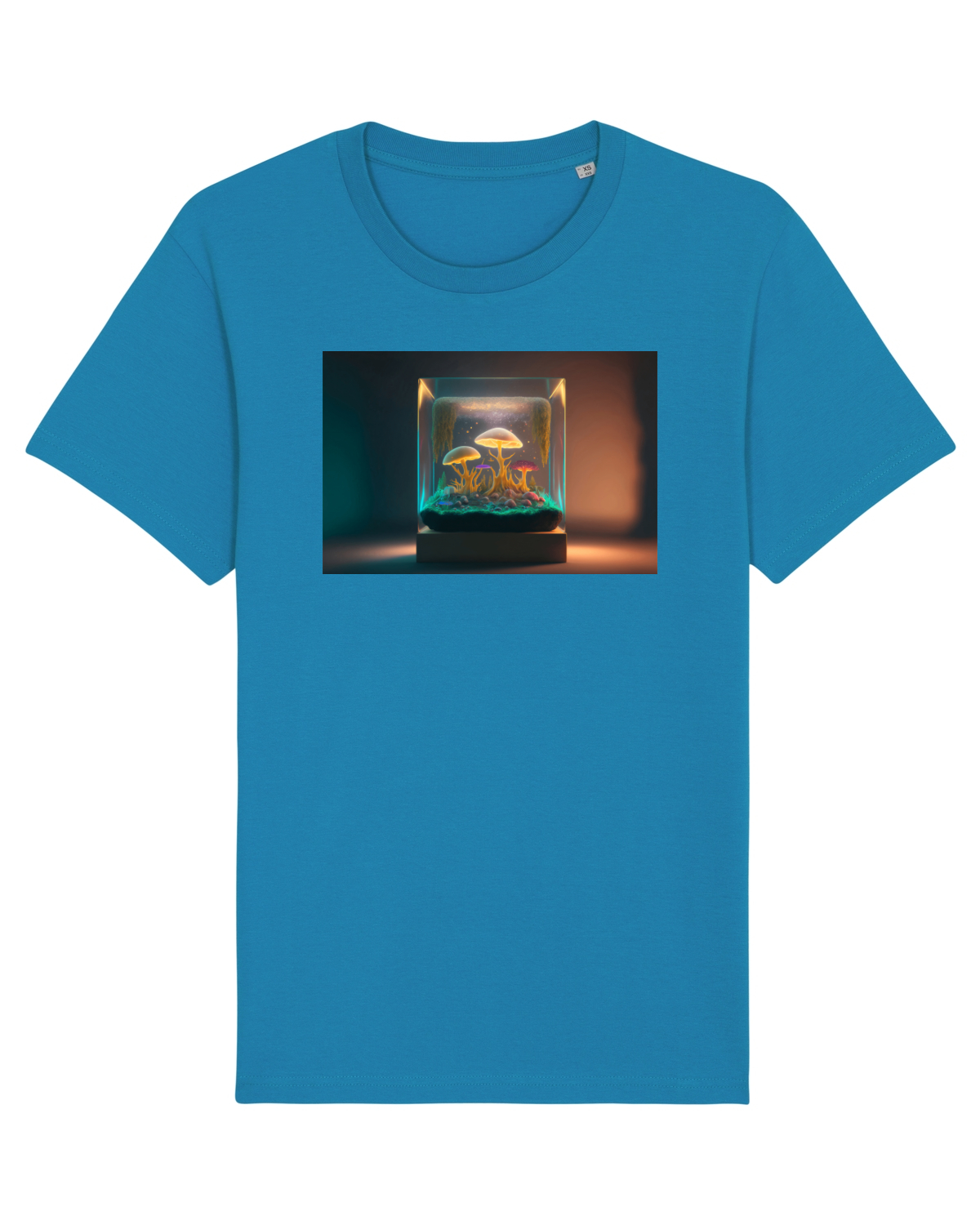 Tricou mânecă scurtă Unisex Rocker Azur