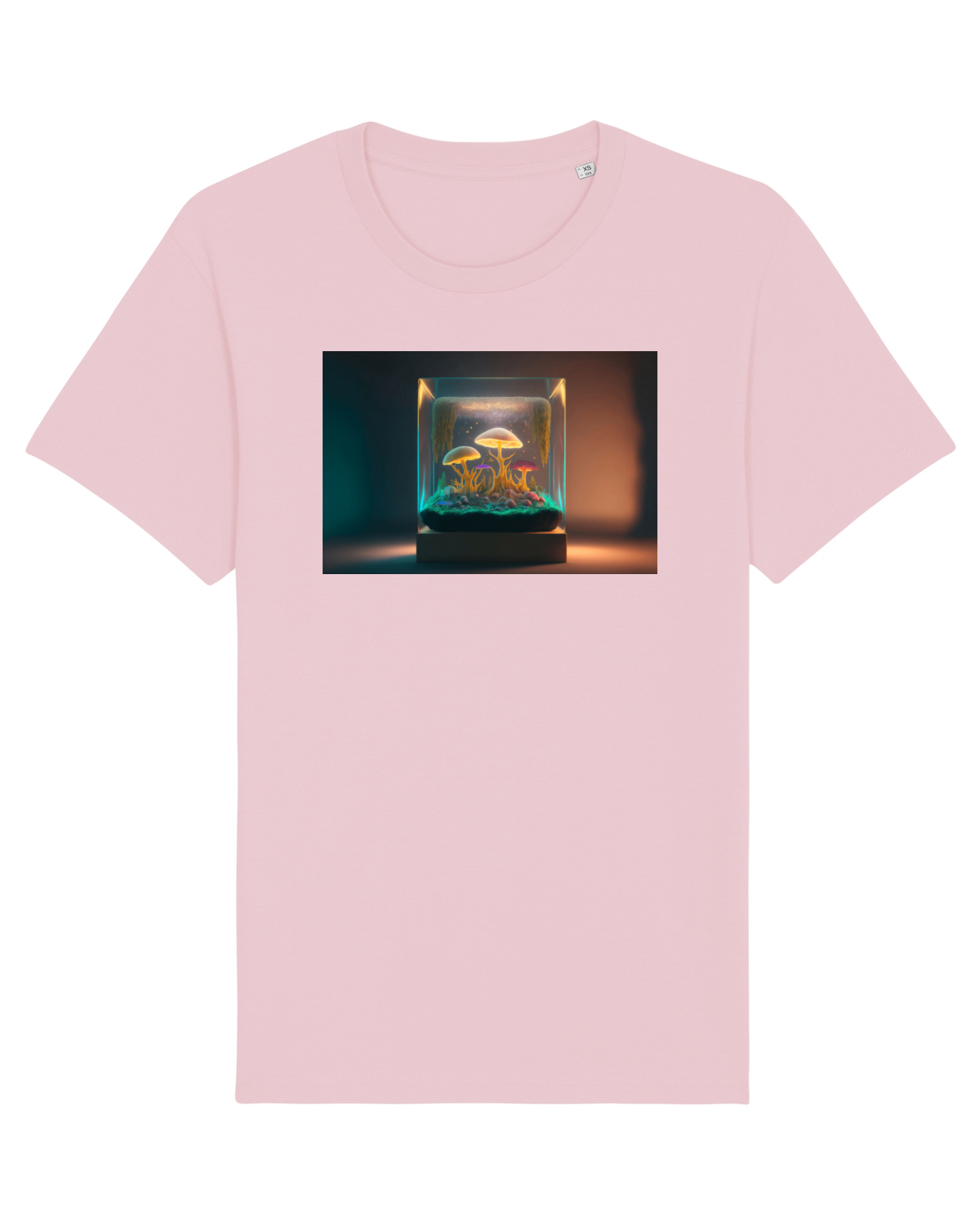 Tricou mânecă scurtă Unisex Rocker Cotton Pink