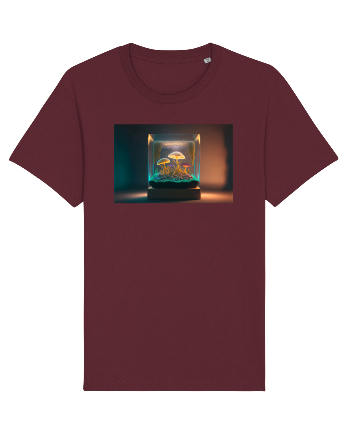 Tricou mânecă scurtă Unisex Rocker Burgundy