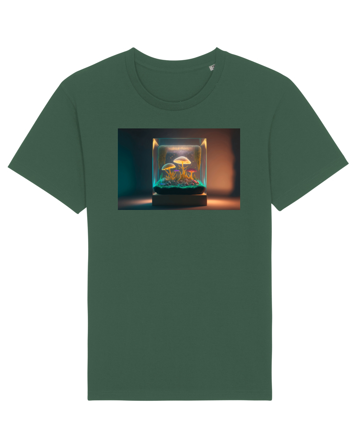 Tricou mânecă scurtă Unisex Rocker Bottle Green