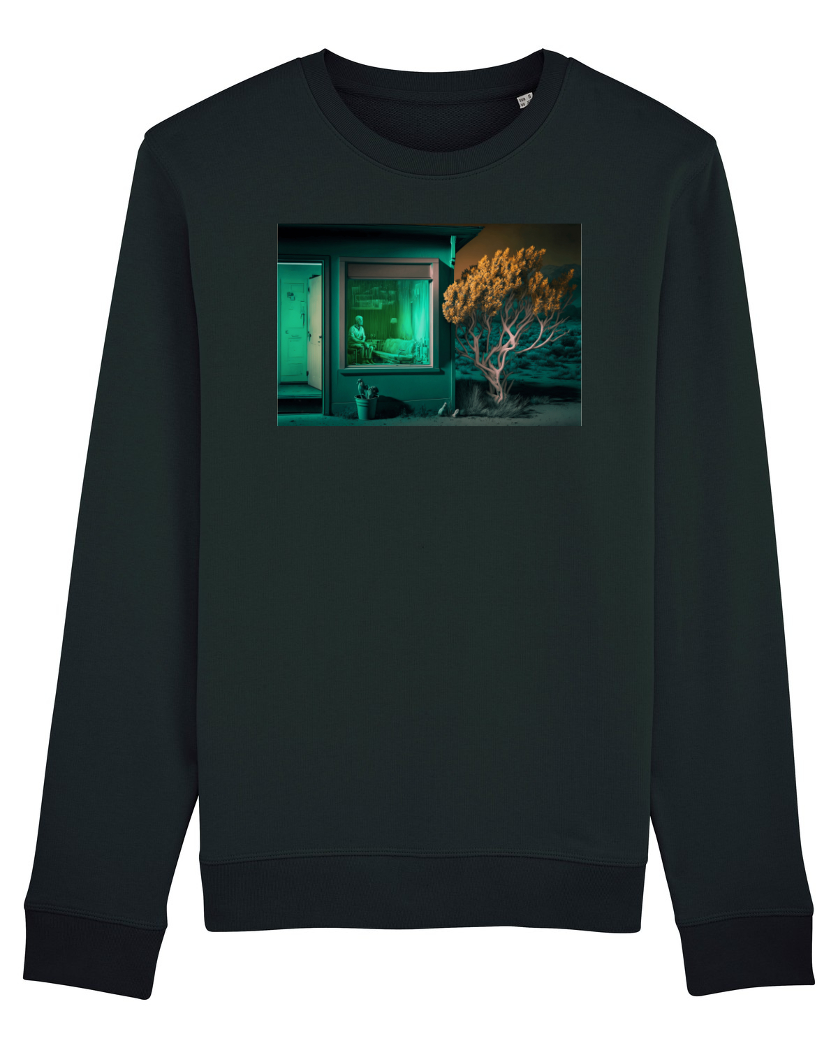 Bluză mânecă lungă Unisex Rise Black