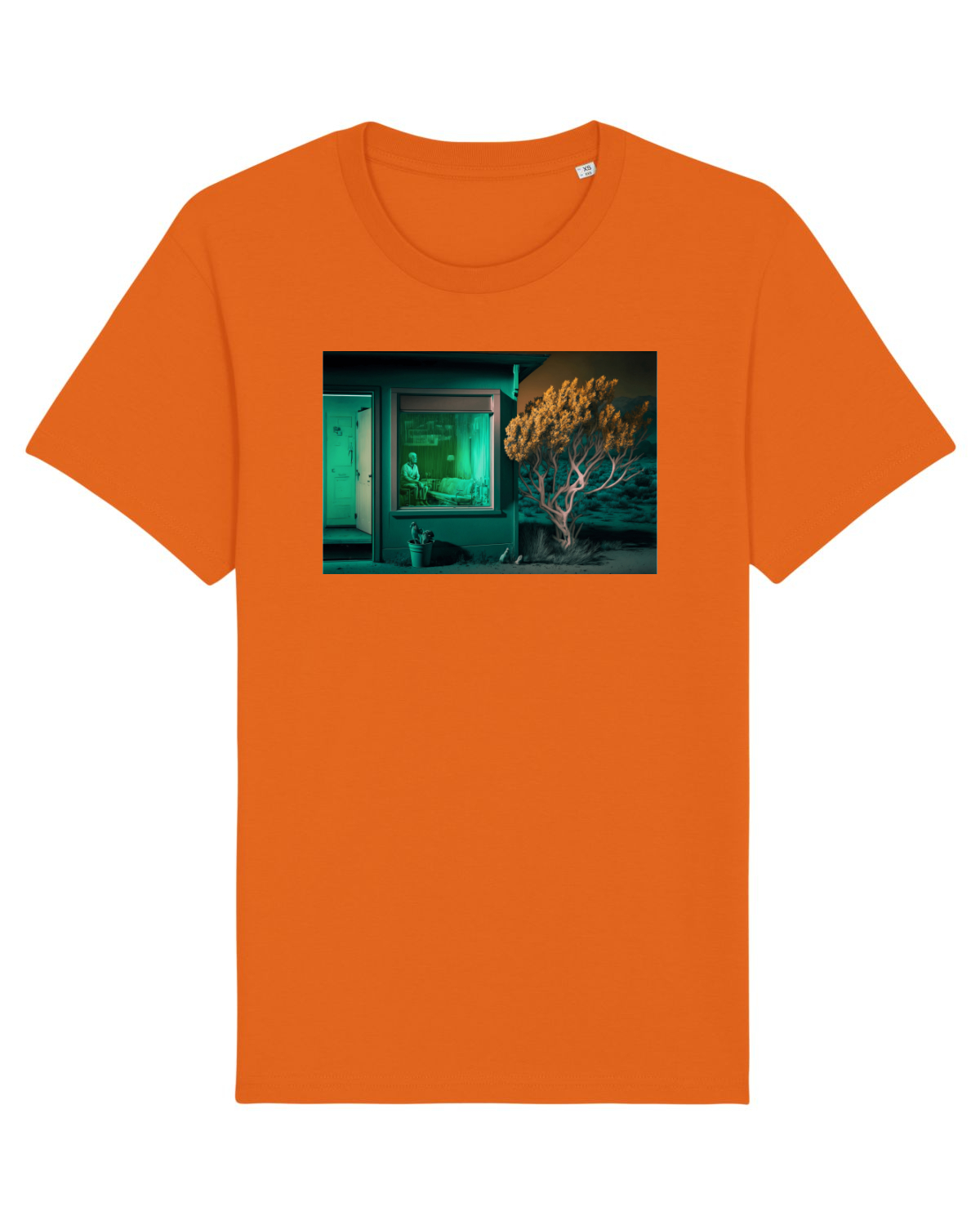 Tricou mânecă scurtă Unisex Rocker Bright Orange