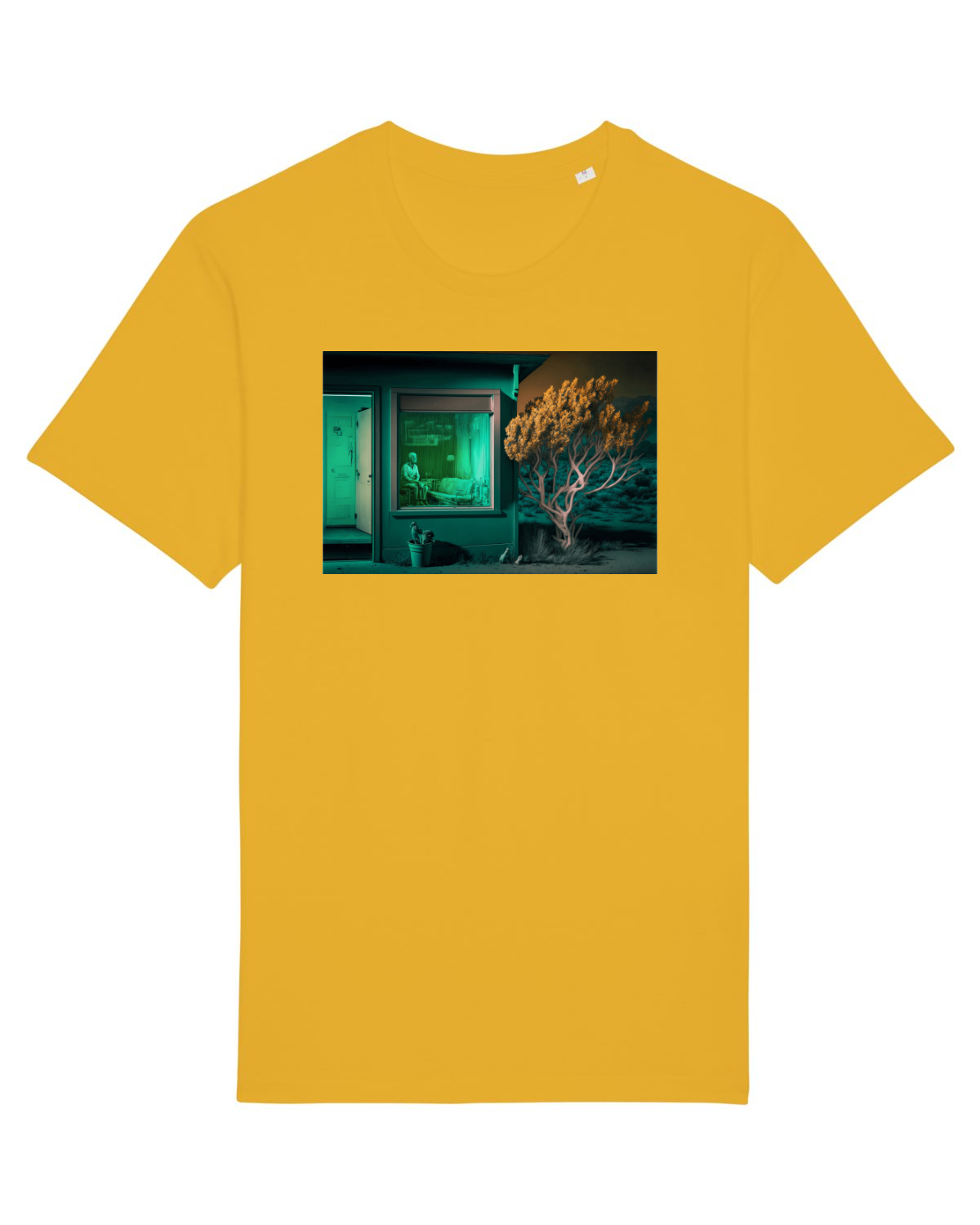 Tricou mânecă scurtă Unisex Rocker Spectra Yellow