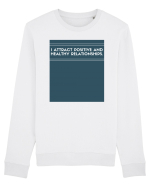 i attract positive and healthy relationships Bluză mânecă lungă Unisex Rise