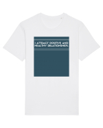 i attract positive and healthy relationships Tricou mânecă scurtă Unisex Rocker