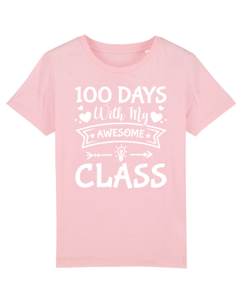 100 Days With My Awesome Class Cotton Pink