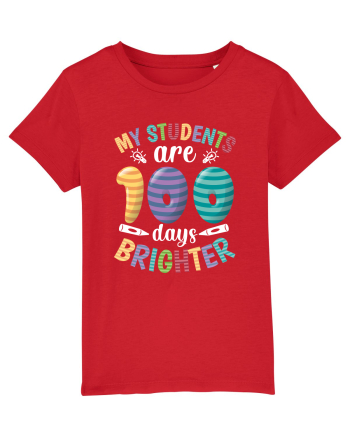 My students are 100 days brighter Red