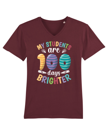 My students are 100 days brighter Burgundy