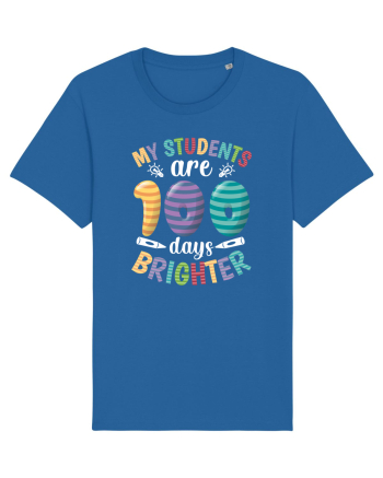 My students are 100 days brighter Royal Blue