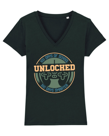 100 Days Of School Unlocked 100 Days Smarter Black