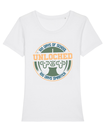 100 Days Of School Unlocked 100 Days Smarter White