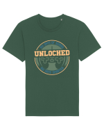 100 Days Of School Unlocked 100 Days Smarter Tricou mânecă scurtă Unisex Rocker