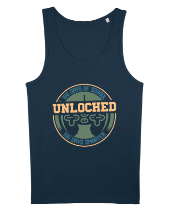100 Days Of School Unlocked 100 Days Smarter Navy