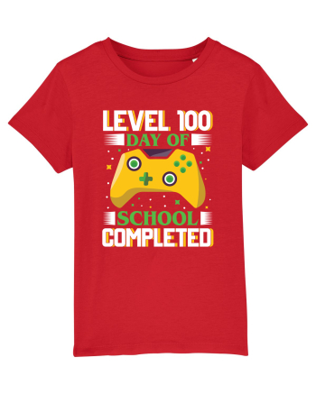Level 100 Day Of School Completed Red