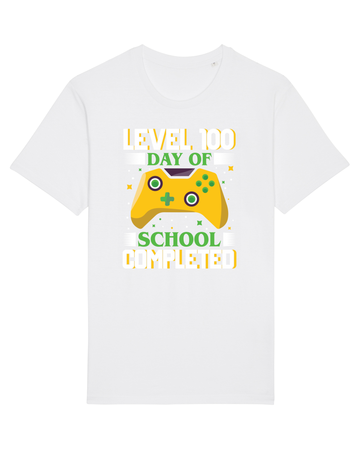Tricou mânecă scurtă Unisex Rocker White