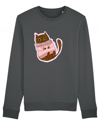 Cat in a sweater Anthracite