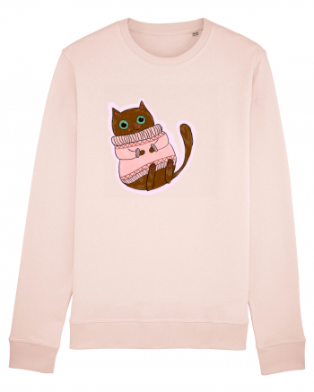 Cat in a sweater Candy Pink