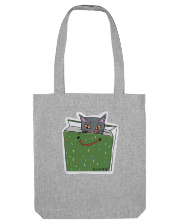 cat in a bag Heather Grey