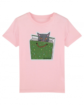 cat in a bag Cotton Pink