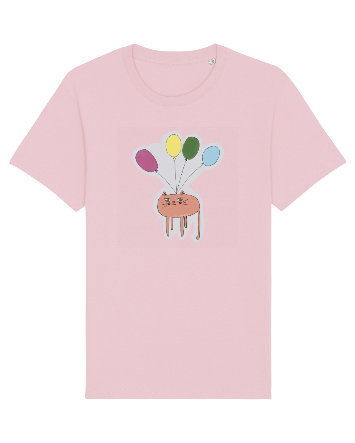 Tricou mânecă scurtă Unisex Rocker Cotton Pink