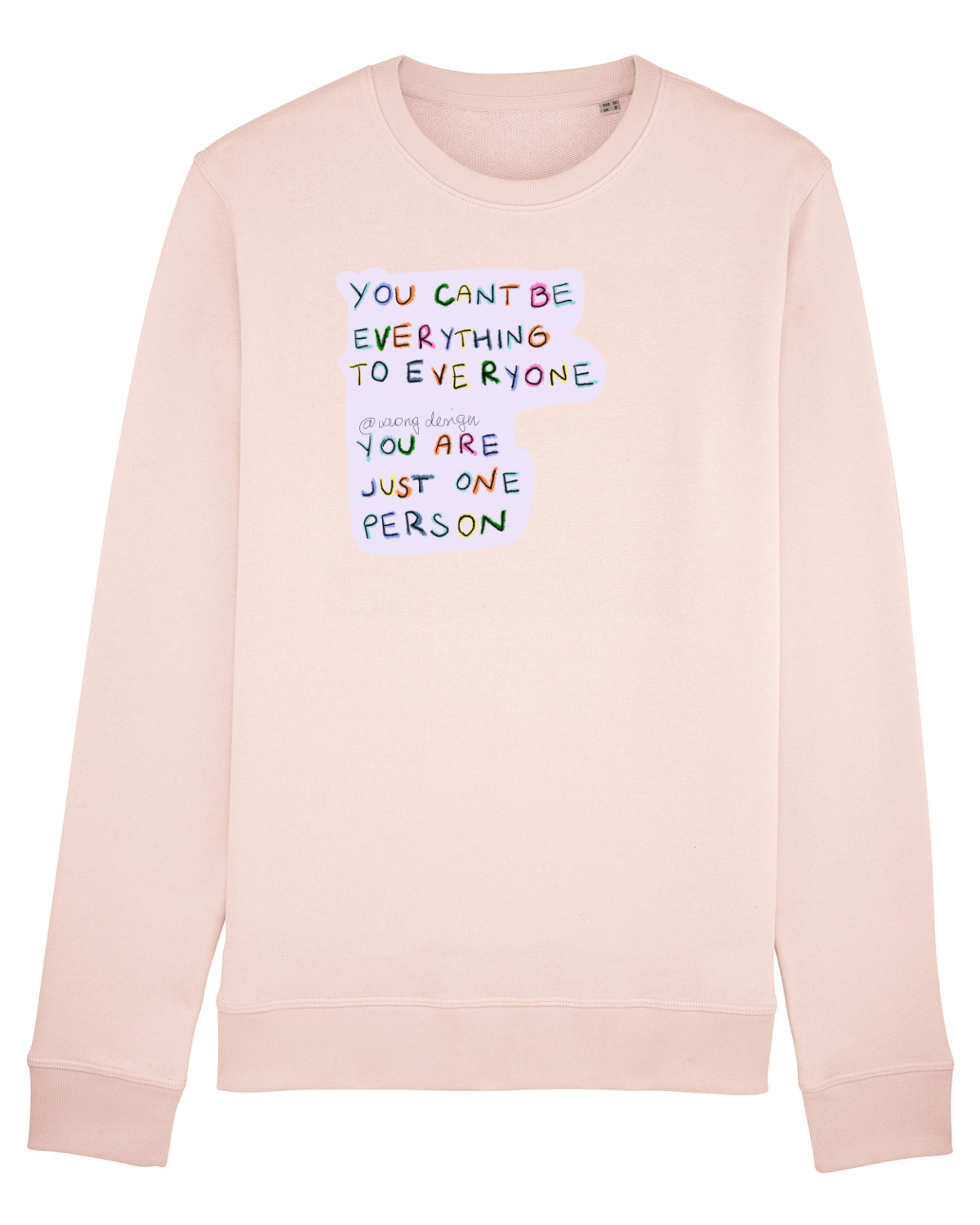 Bluză mânecă lungă Unisex Rise Candy Pink