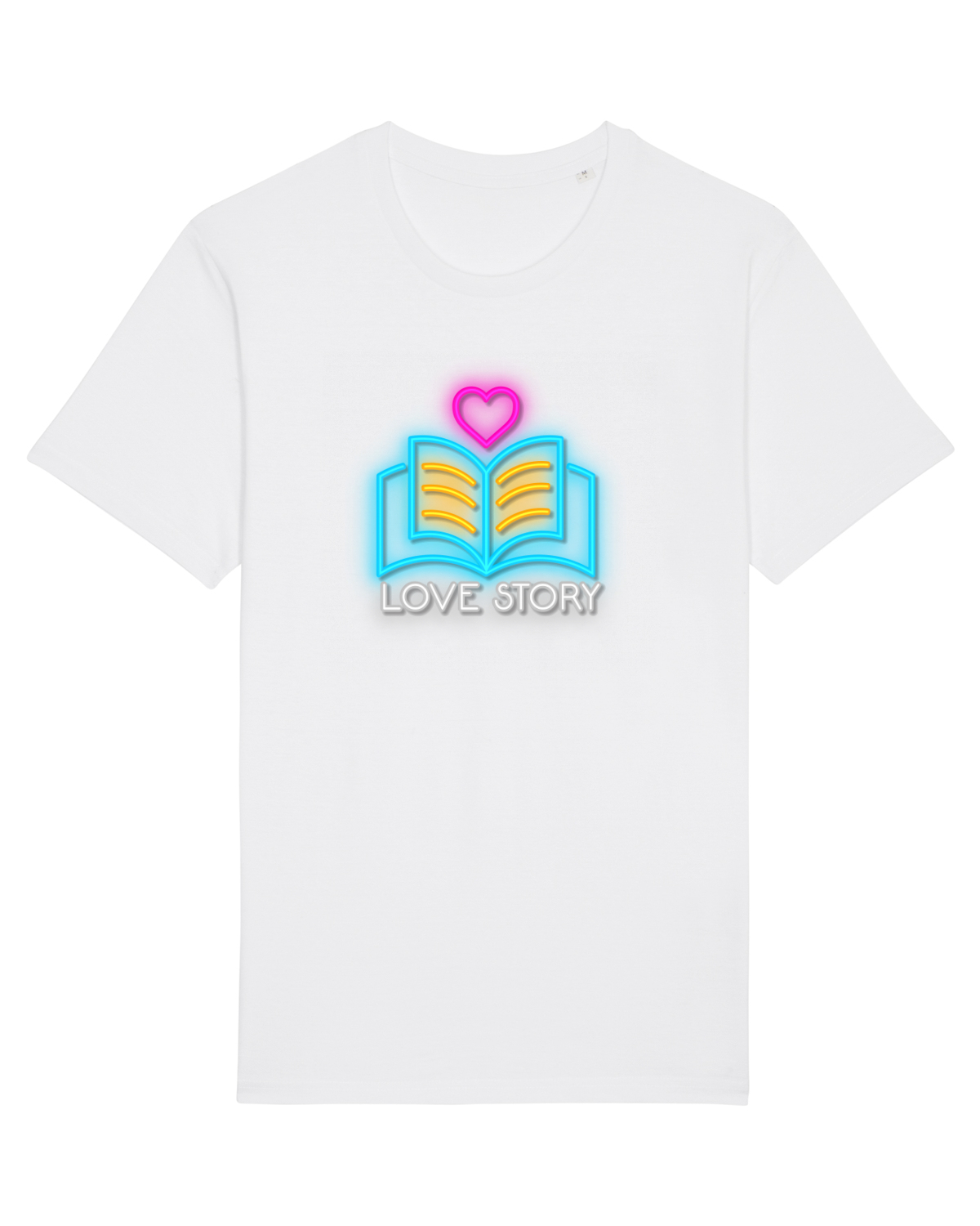 Tricou mânecă scurtă Unisex Rocker White