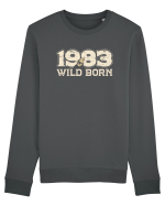 Vintage 1983 BC Wild born Bluză mânecă lungă Unisex Rise