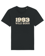 Vintage 1983 BC Wild born Tricou mânecă scurtă Unisex Rocker