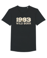 Vintage 1983 BC Wild born Tricou mânecă scurtă guler larg Bărbat Skater